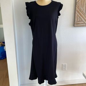 OLD NAVY RUFFLED BLACK JACK DRESS. Size XL. NEW WITH TAGS. (1050)